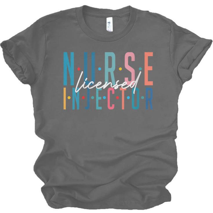 Licensed Nurse Injector Graduation Nurse Injector Unisex Jersey T-Shirt