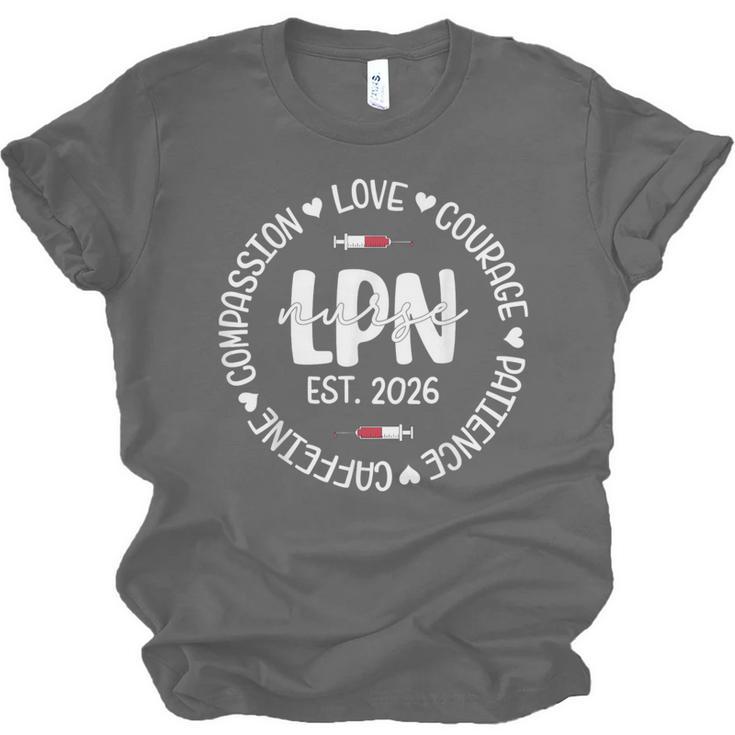 Licensed Practical Nurse Est 2026 LPN LVN Nursing Graduation Unisex Jersey T-Shirt