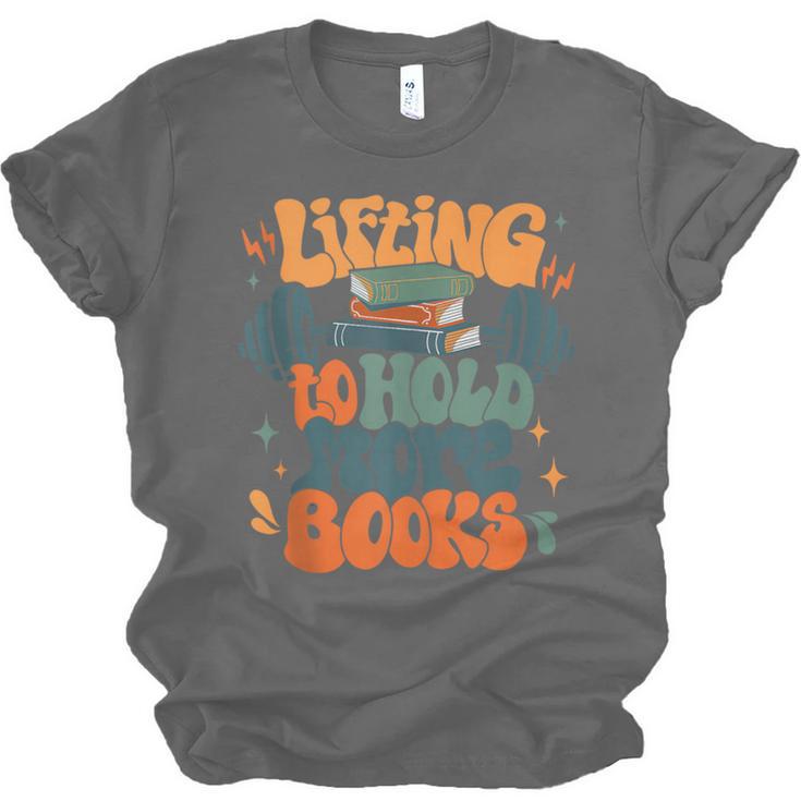 Lifting To Hold More Books Weightlifting Workout Bookish Unisex Jersey T-Shirt Lifting To Hold More Books Weightlifting Workout Bookish Unisex Jersey T-Shirt