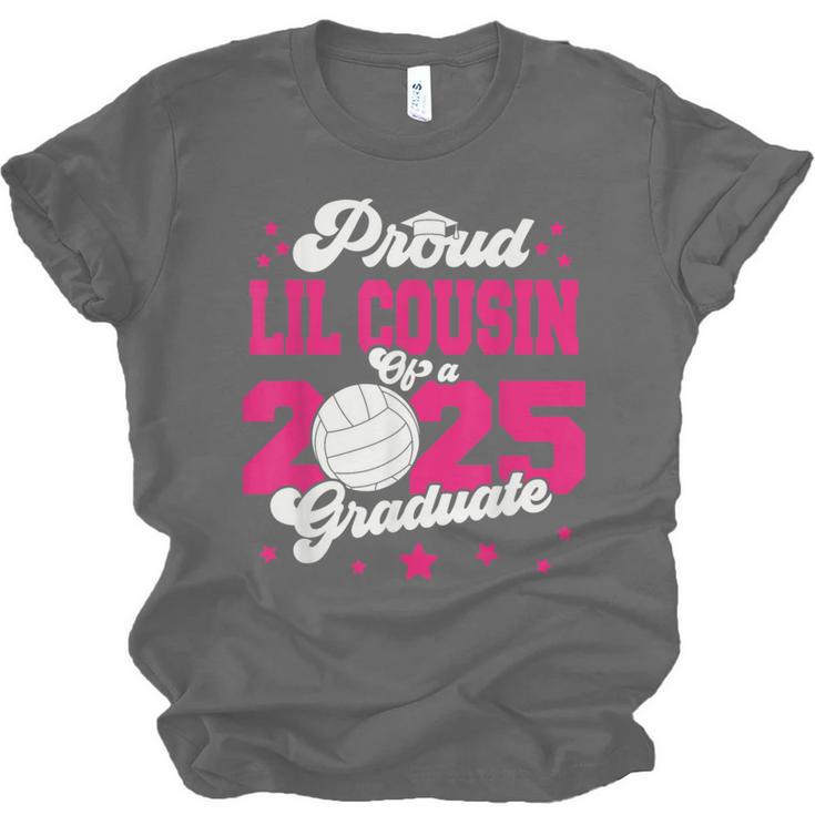 Lil Cousin Of a 2025 Graduate Prom Graduation 25 VolleyBall Unisex Jersey T-Shirt