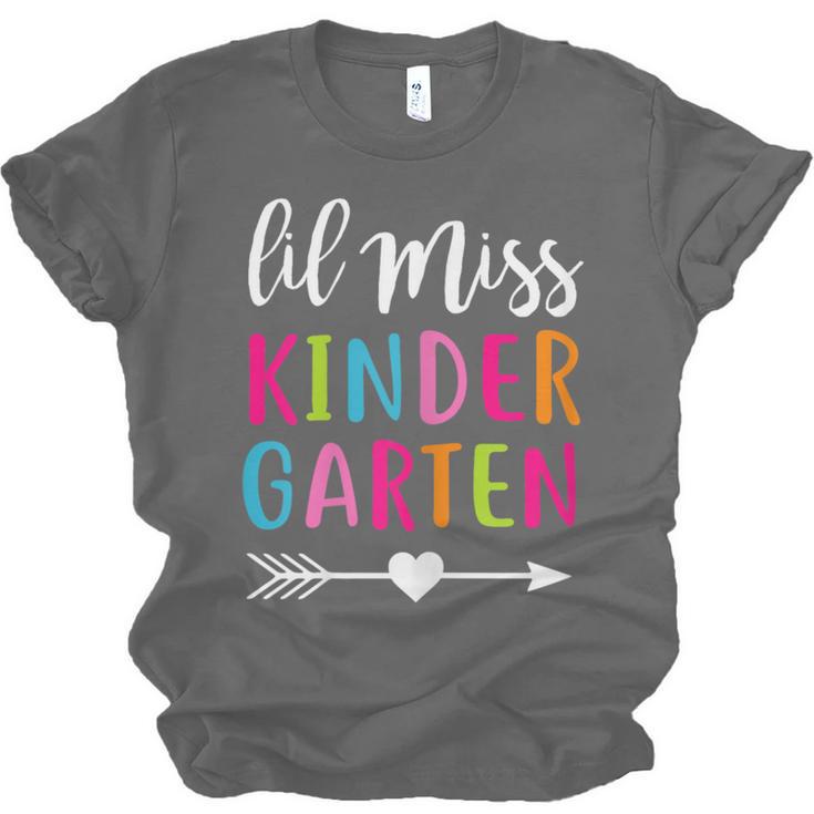 Lil Miss Kindergarten Grad Shirt Graduation Shirts 2018 Unisex Jersey T-Shirt