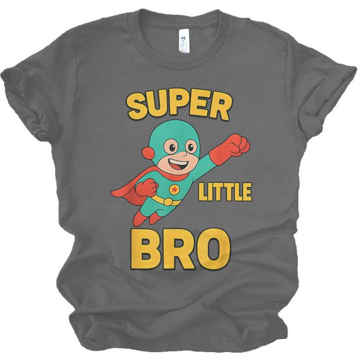 Little Cute Superhero Brother Comic Book Baby Bro Unisex Jersey T-Shirt