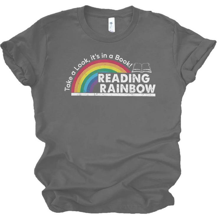 Take A Look It's In A Book Retro Reading Book Lover Unisex Jersey T-Shirt