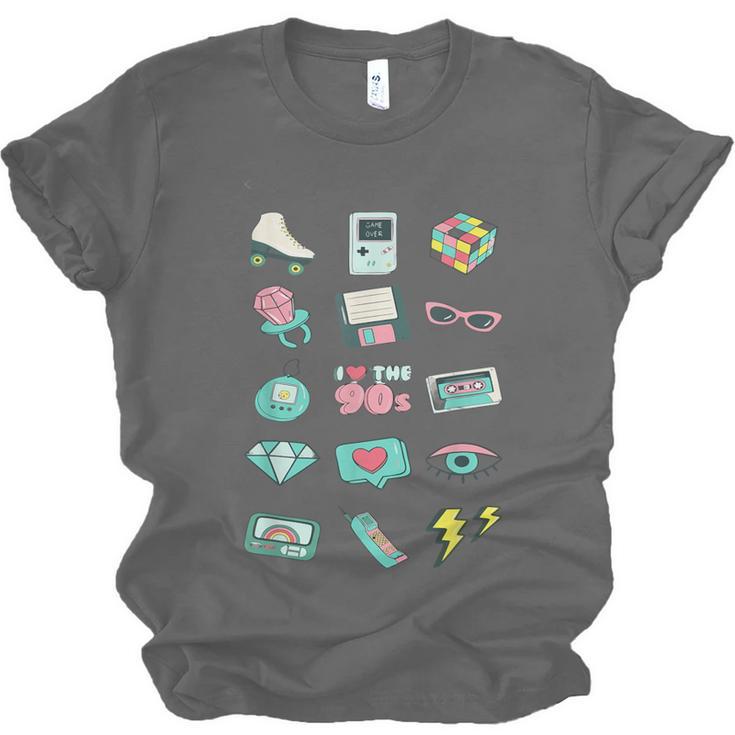 I Love The 90s Old For Nostalgia Fans Unisex Jersey T-Shirt I Love The 90s Old For Nostalgia Fans Unisex Jersey T-Shirt