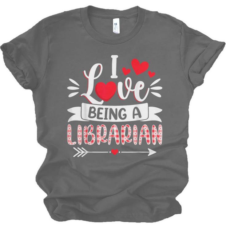 I Love Being A Librarian Library Book Valentine's Day Unisex Jersey T-Shirt I Love Being A Librarian Library Book Valentine's Day Unisex Jersey T-Shirt