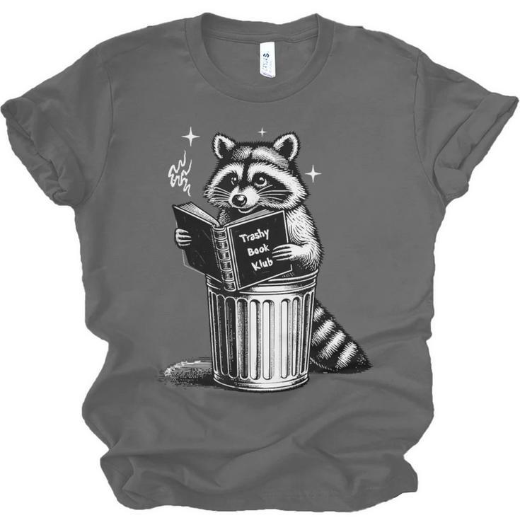 I Love Trashy Book Club Raccoon No Shelf Control Weirdcore Unisex Jersey T-Shirt I Love Trashy Book Club Raccoon No Shelf Control Weirdcore Unisex Jersey T-Shirt