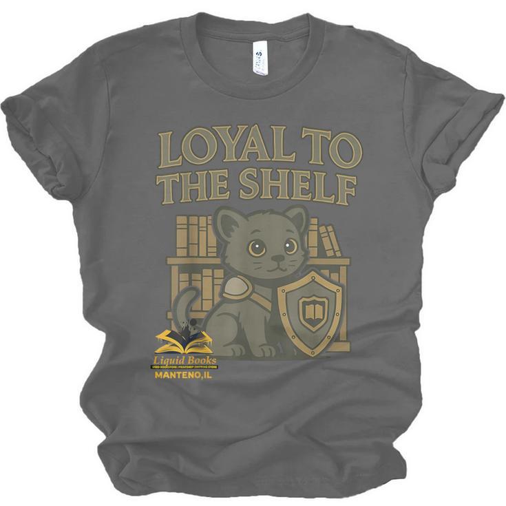 Loyal To The Shelf Knight Panther Book Lover Unisex Jersey T-Shirt