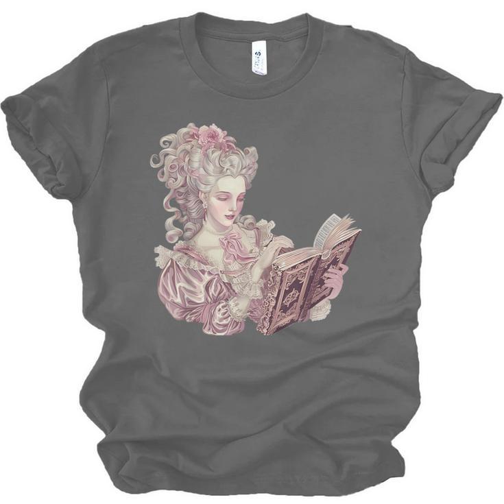 Marie Antoinette Reading A Book Unisex Jersey T-Shirt Marie Antoinette Reading A Book Unisex Jersey T-Shirt