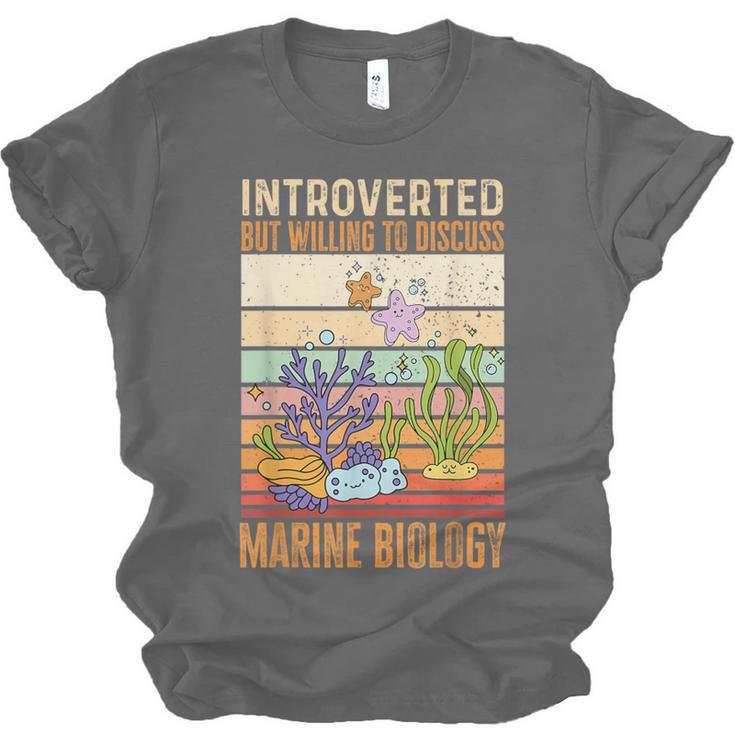 Marine Biology Ocean Introvert Marine Biologist Unisex Jersey T-Shirt Marine Biology Ocean Introvert Marine Biologist Unisex Jersey T-Shirt