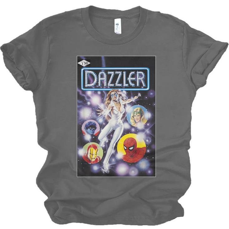 Marvel Universe Classic Dazzler Light Power Comic Book Cover Unisex Jersey T-Shirt