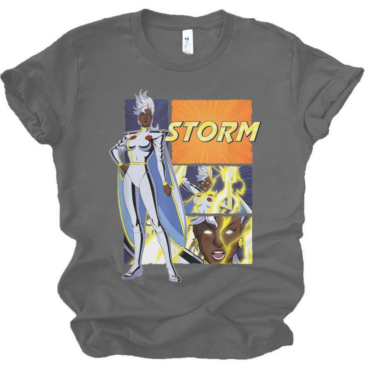 Marvel X-Men '97 Storm Vintage Classic Comic Book Panels Unisex Jersey T-Shirt