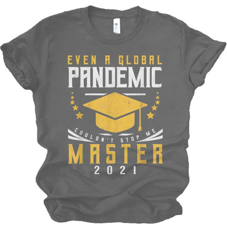 Master 2021 Graduation Graduate Masters Degree Unisex Jersey T-Shirt