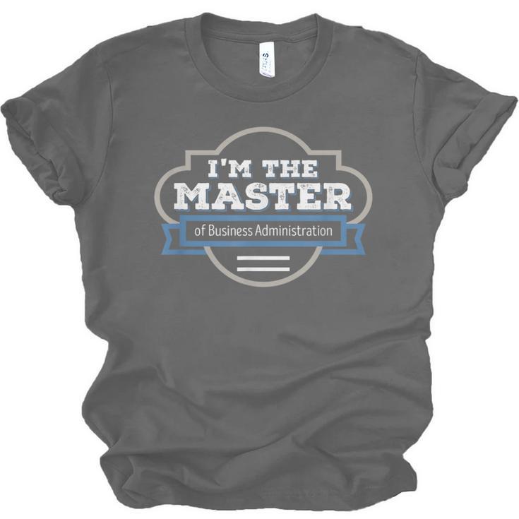Master Of Business Administration MBA Graduation Shirt Unisex Jersey T-Shirt