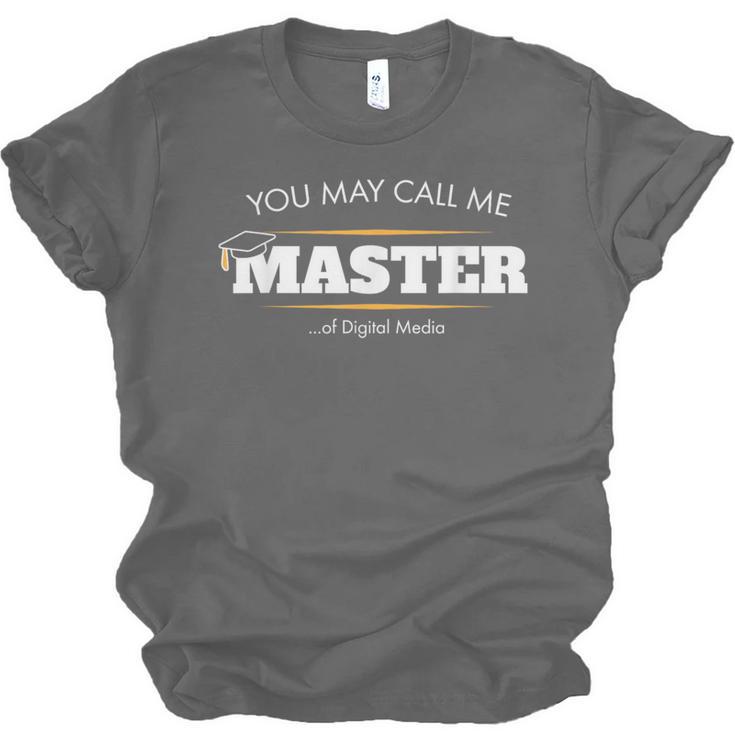 Master Of Digital Media Shirt Graduation 2020 Unisex Jersey T-Shirt