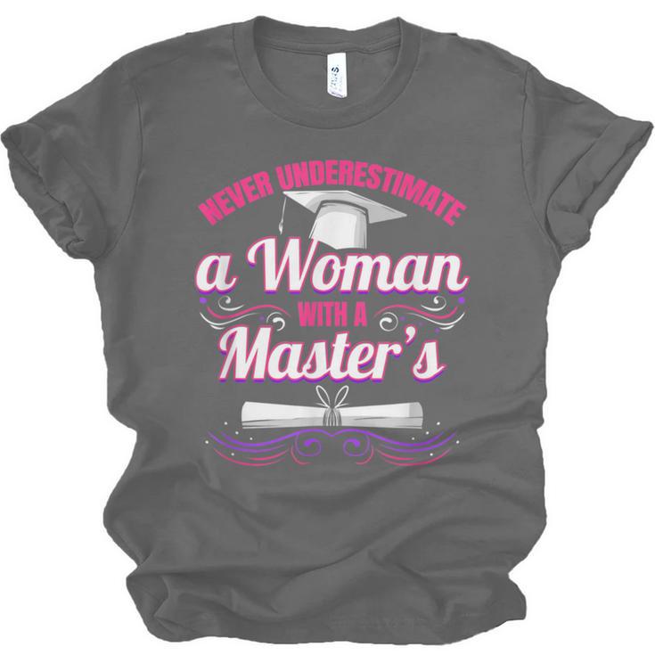 Master University Degree Master Graduation Party Girl Unisex Jersey T-Shirt