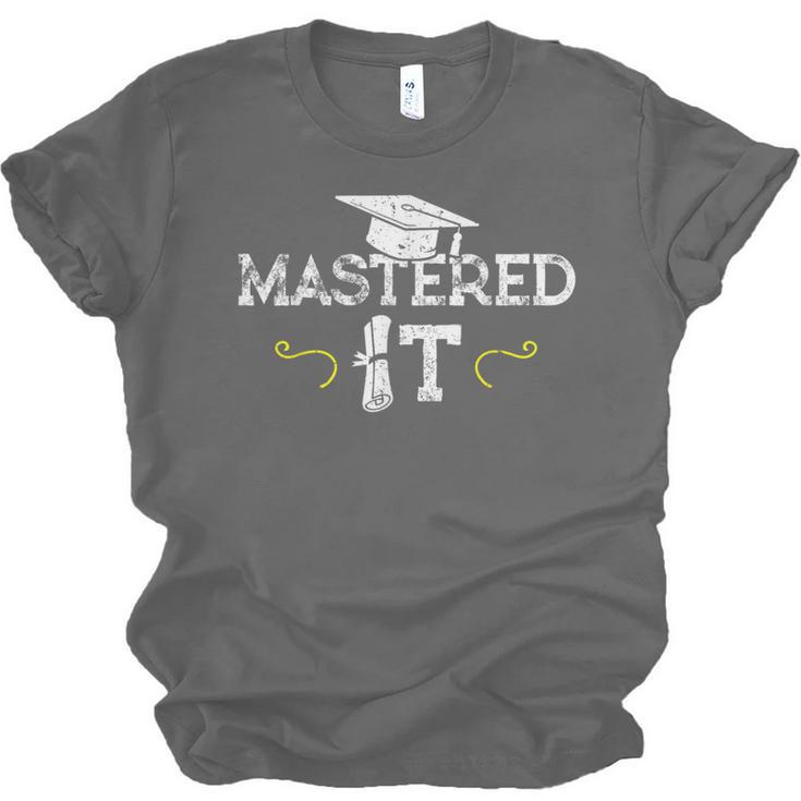 Mastered It Masters Graduation Cool Distressed Unisex Jersey T-Shirt