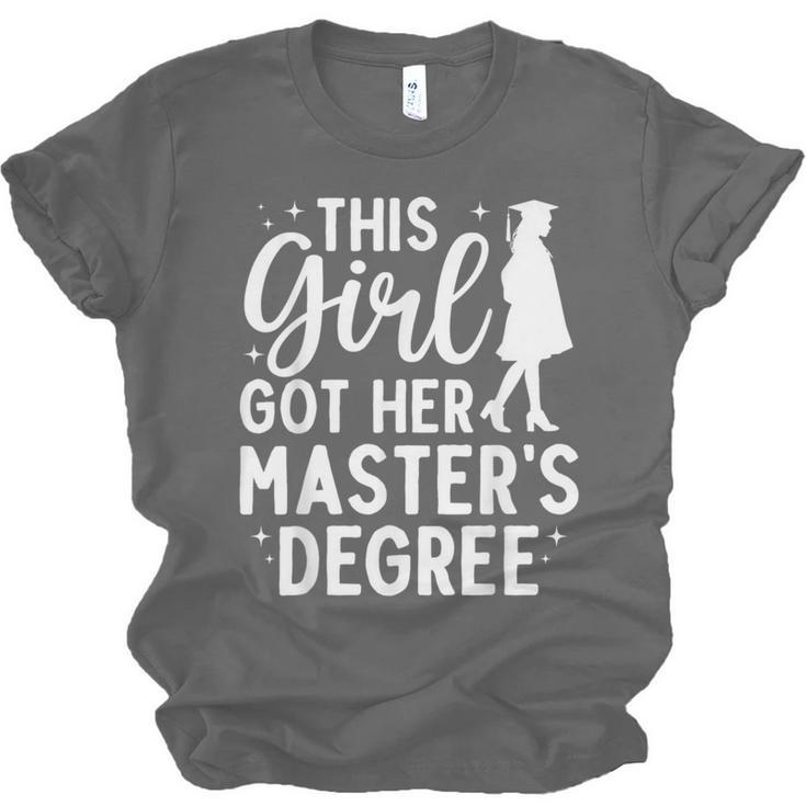 Masters Degree Art For Women Girls Masters Degree Graduation Unisex Jersey T-Shirt