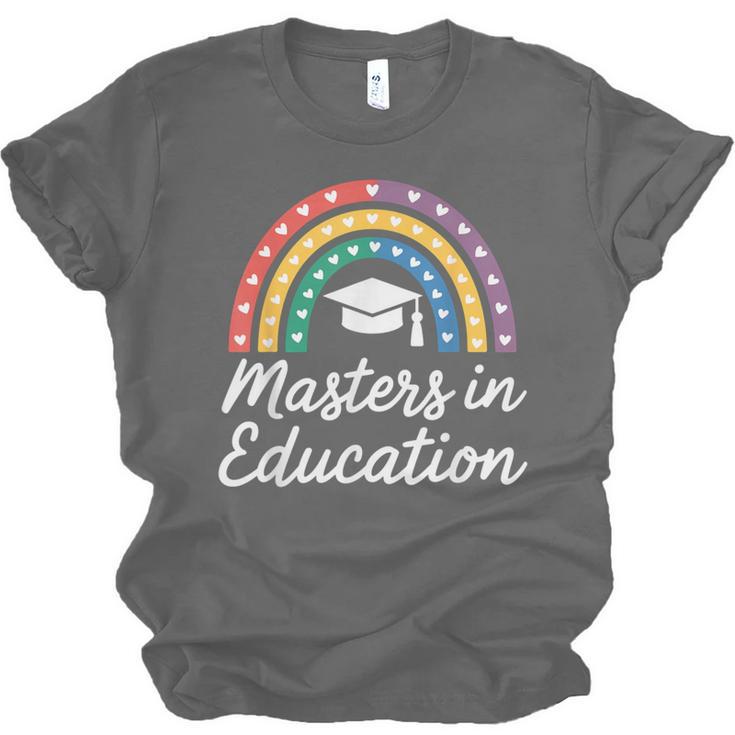 Masters Degree In Education Graduation Matching Graduate Unisex Jersey T-Shirt