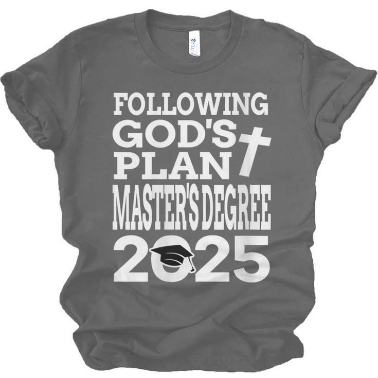 Masters Degree Graduation 2025 Christian MSW MPH MBA Unisex Jersey T-Shirt