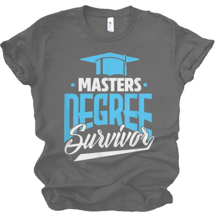Master's Degree Graduation Masters Degree Survivor Unisex Jersey T-Shirt
