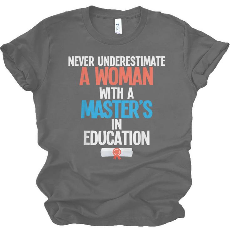 Masters In Education Degree Graduation Women MeD Unisex Jersey T-Shirt