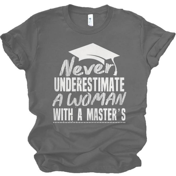 Master's Graduation Shirt For Women With Masters Degree Unisex Jersey T-Shirt