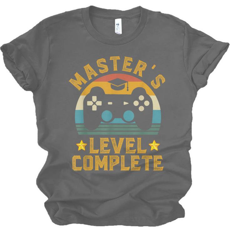 Master's Level Complete Vintage Video Gamer Graduation Unisex Jersey T-Shirt