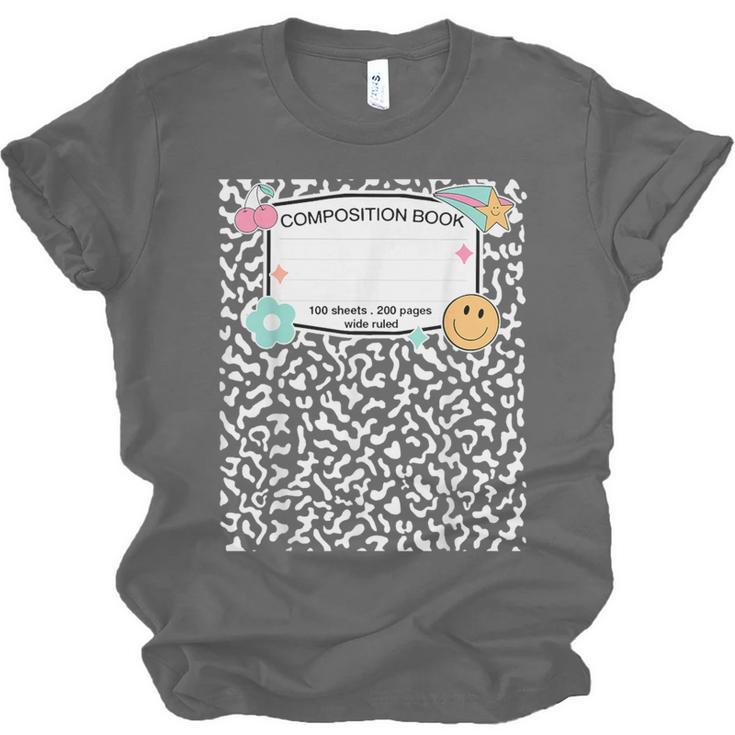 Matching Group Halloween Teacher Composition Book Notebook Unisex Jersey T-Shirt Matching Group Halloween Teacher Composition Book Notebook Unisex Jersey T-Shirt