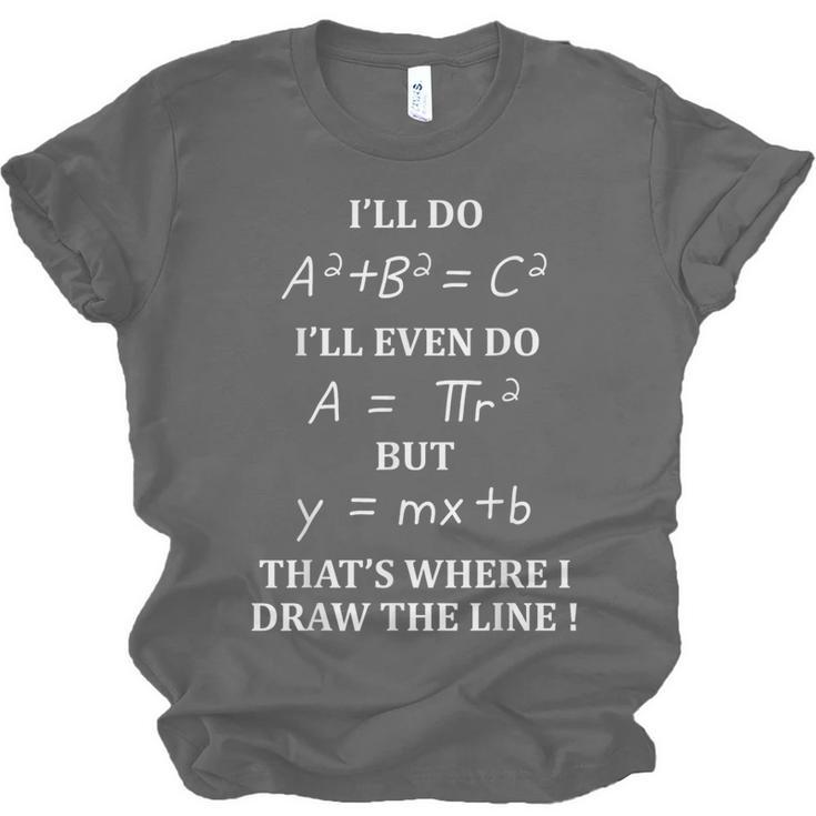 Math Formula Tshirt Graduation Teachers Students Unisex Jersey T-Shirt