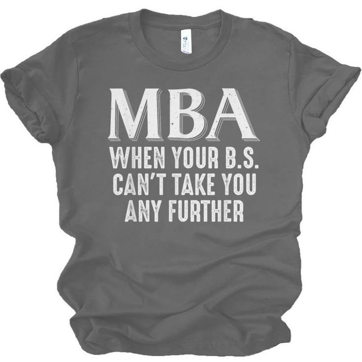 MBA For Men Women Master Degree Graduation Day Unisex Jersey T-Shirt