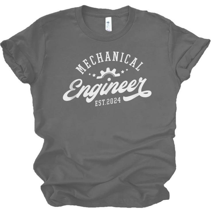 Mechanical Engineer Est 2024 Mechanical Engineer Graduation Unisex Jersey T-Shirt