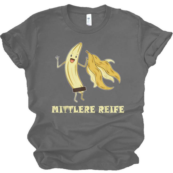Medium Mature Banana Banana Real School Graduation Celebrations Unisex Jersey T-Shirt
