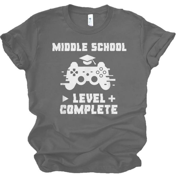 Middle School Level Complete Video Gamer Graduation Unisex Jersey T-Shirt