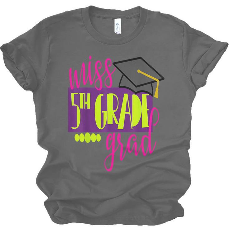 Miss 5th Grade Shirt 5 Grad Kids Girl Graduation School Unisex Jersey T-Shirt