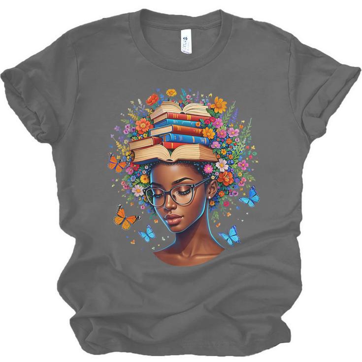 Month Honoring Past Inspiring Pride Melanin Book Unisex Jersey T-Shirt