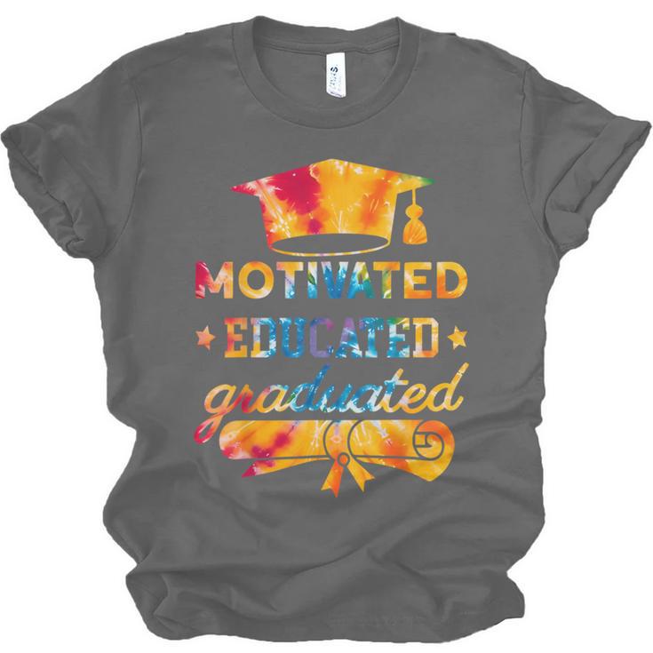 Motivated Educated Graduated Graduation Unisex Jersey T-Shirt