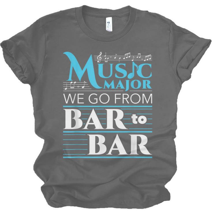 Music Major Student Pun Graduation Unisex Jersey T-Shirt