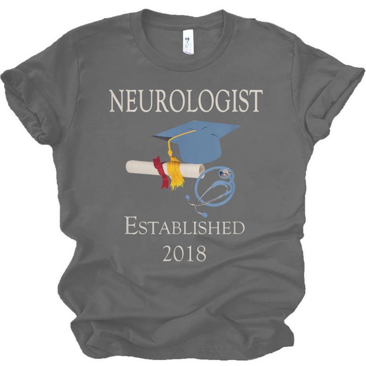 Neurologist Established 2018 Graduation Shirt Unisex Jersey T-Shirt