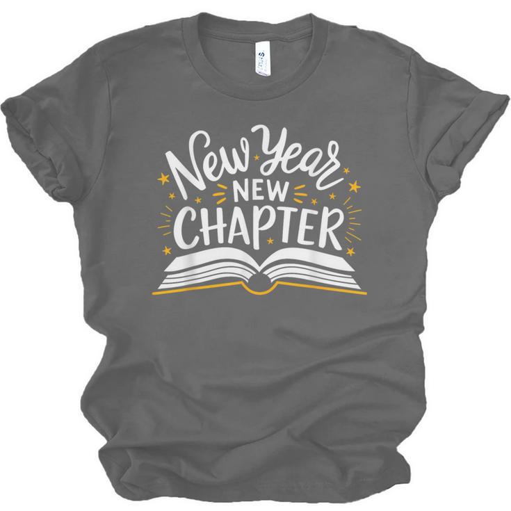 New Year New Chapter Happy New Year 2025 Book Unisex Jersey T-Shirt New Year New Chapter Happy New Year 2025 Book Unisex Jersey T-Shirt