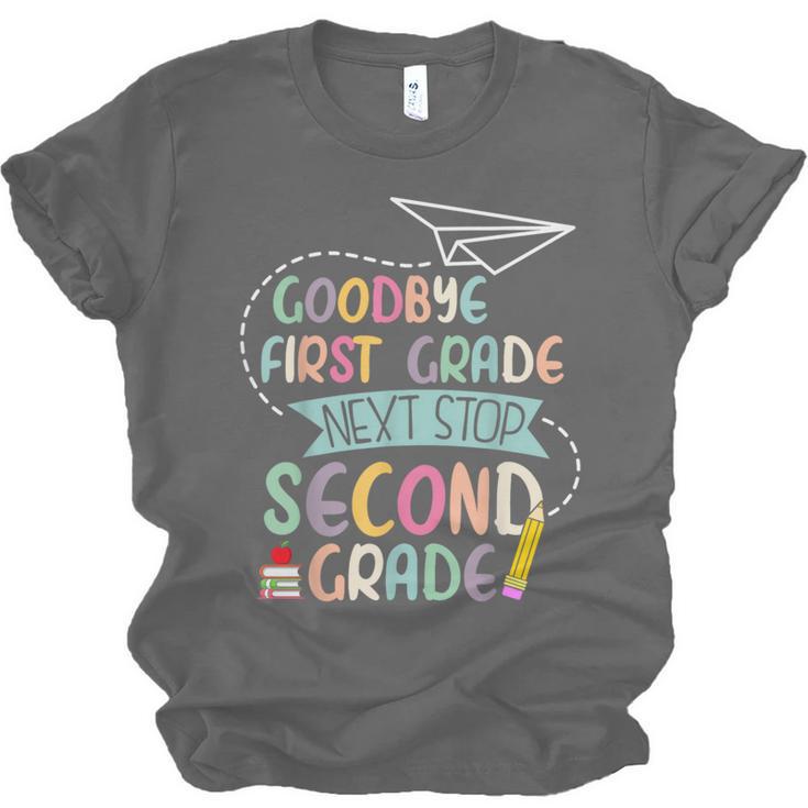 Next Stop 2nd Grade 1st First Grade Graduation Last Day Unisex Jersey T-Shirt