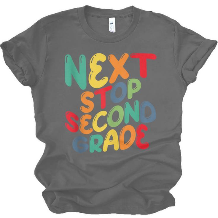 Next Stop Second Grade 1st Grade Graduation Day Kids Unisex Jersey T-Shirt