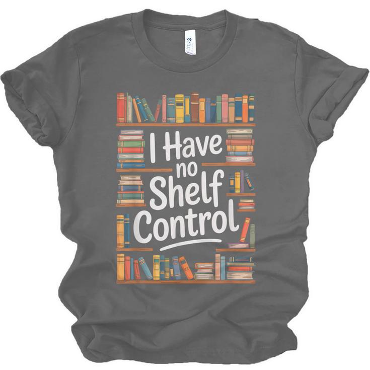 I Have No Shelf Control Book Lovers Vintage Floral Unisex Jersey T-Shirt