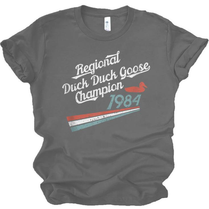Nostalgia 80s Duck Goose Distressed Unisex Jersey T-Shirt