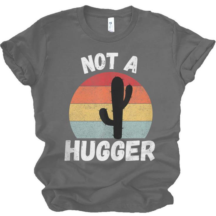 Not A Hugger Cactus Introvert Antisocial Unisex Jersey T-Shirt