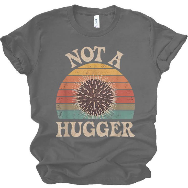 Not A Hugger Retro Sea Urchin Sarcastic Introvert Unisex Jersey T-Shirt Not A Hugger Retro Sea Urchin Sarcastic Introvert Unisex Jersey T-Shirt