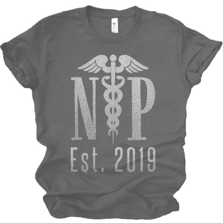 Nurse Practitioner Graduation Caduceus NP Degree 2019 Unisex Jersey T-Shirt