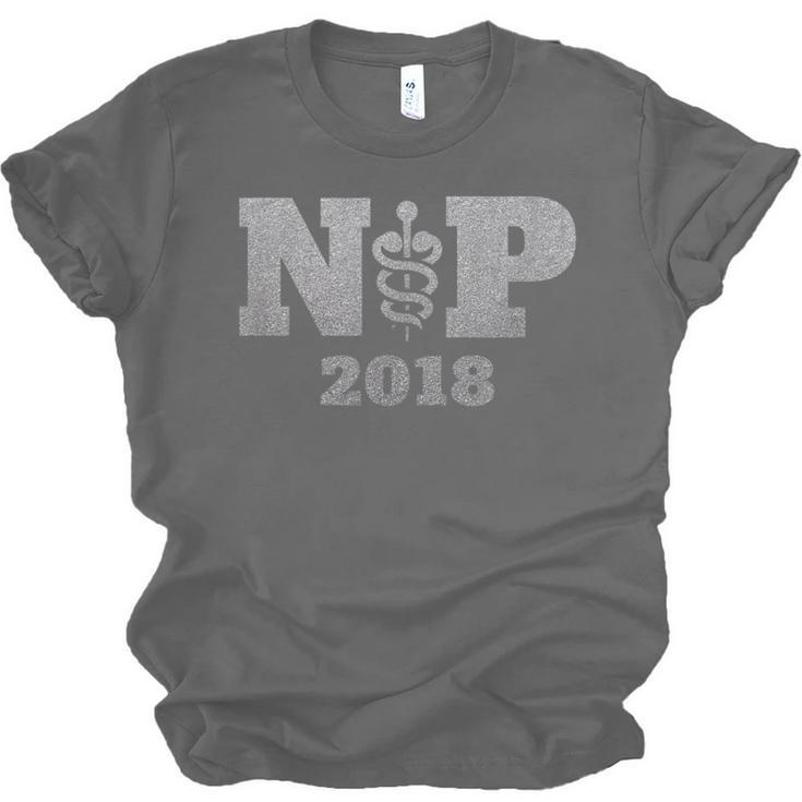 Nurse Practitioner Graduation Shirt NP Est 2018 Tee Unisex Jersey T-Shirt