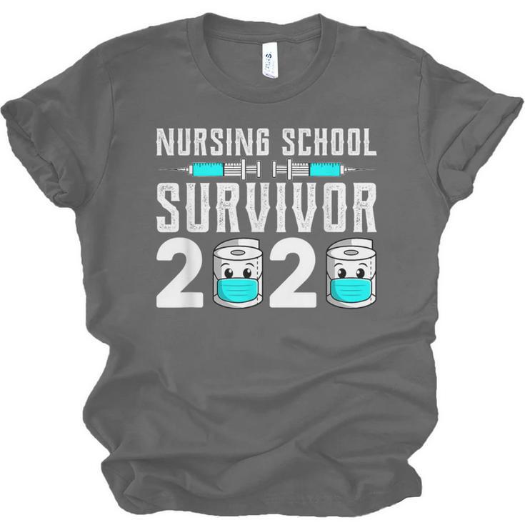 Nursing School Survivor Graduation Nurse RN 2020 Friend Unisex Jersey T-Shirt