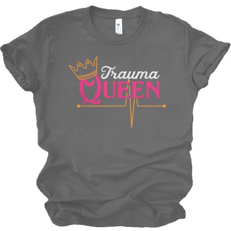 Nursing Shirt Graduation Nurse School Trauma Queen Shirt Unisex Jersey T-Shirt