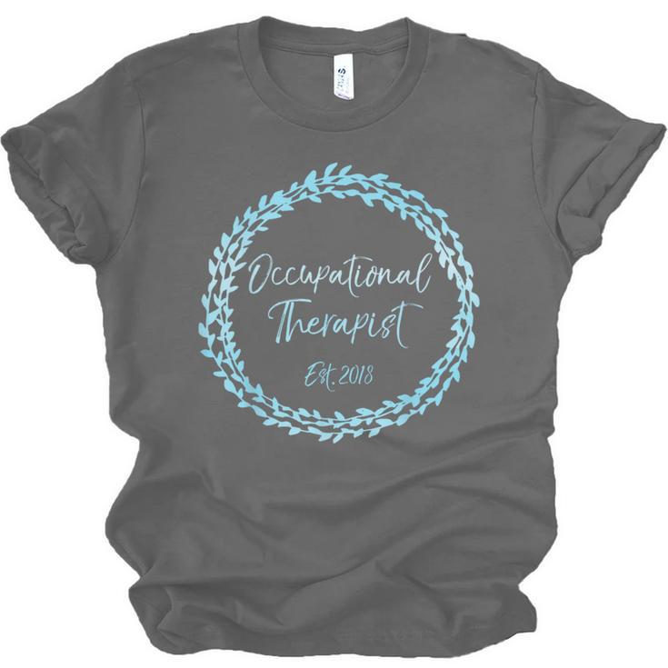 Occupational Therapy Grad School Graduation Therapist Unisex Jersey T-Shirt